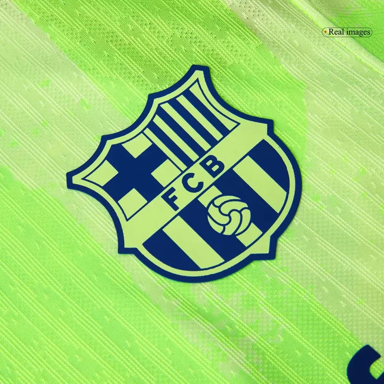 Camisola FC Barcelona 2024-25 Alternativa Verde Versão Adepto