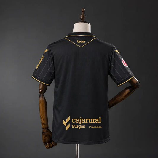 Camisola Burgos CF 2026-27 Alternativa Preta Versão Adepto
