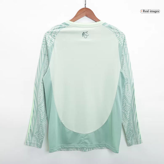 Camisola Manga Comprida Mexico 2024 Alternativa Verde Versão Adepto