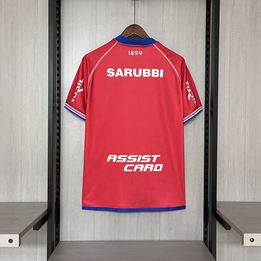 Camisola Club Nacional de Football 2025-26 Alternativa Vermelha Versão Adepto