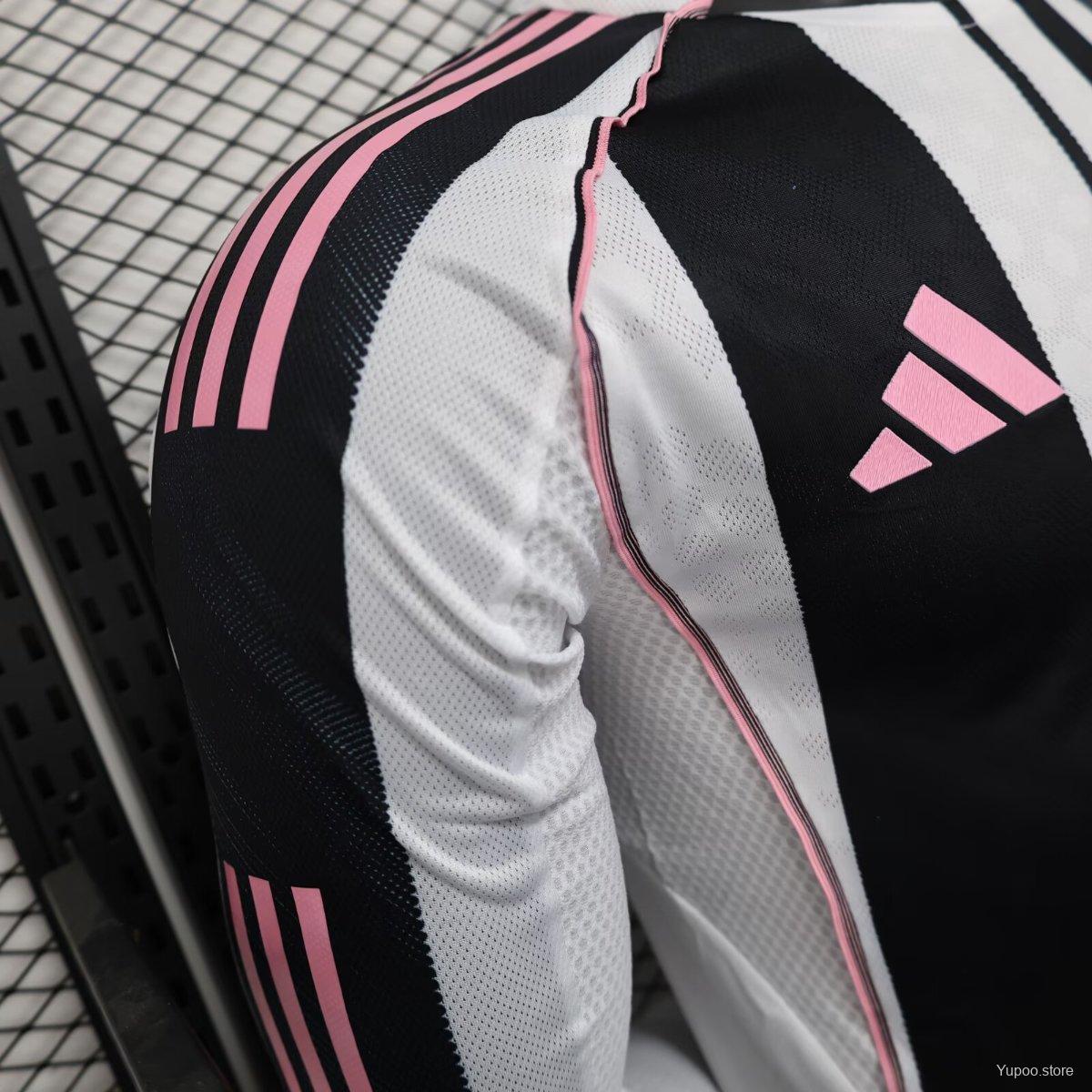 Camisola Manga Comprida Juventus FC 2025-26 Principal Versão Jogador