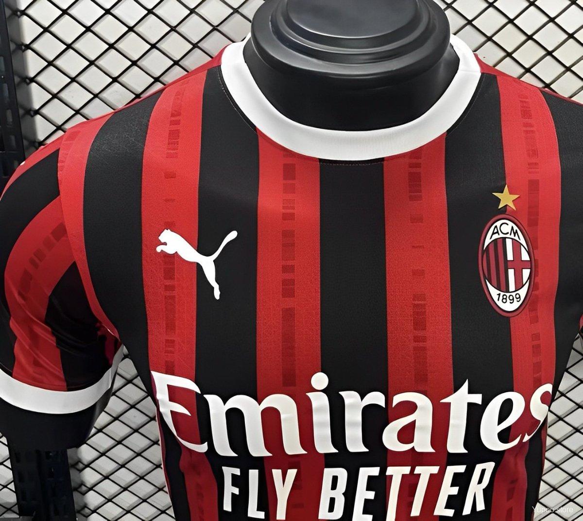 Camisola Ac Milan 2024-25 Principal Versão Jogador