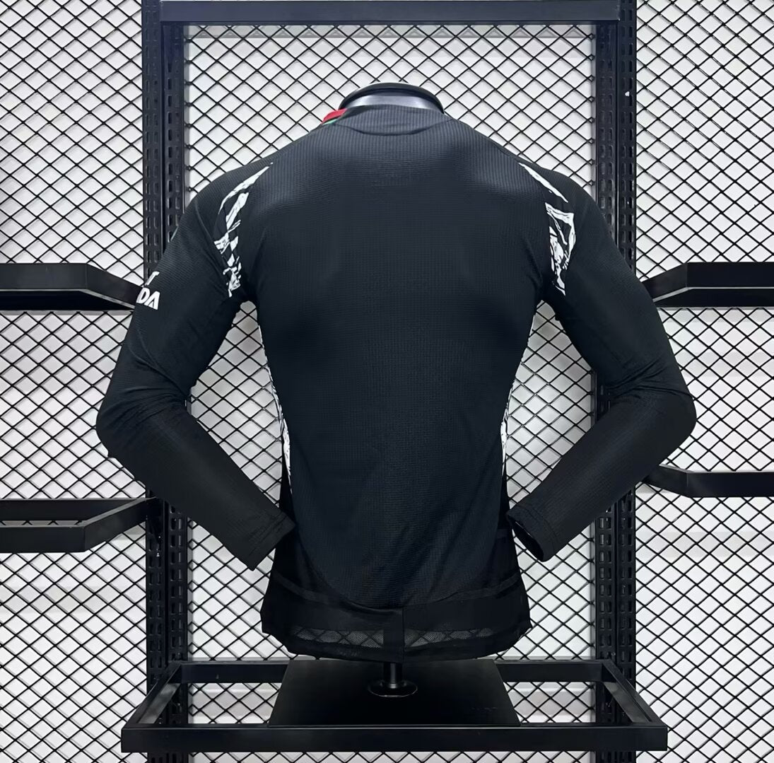 Camisola Manga Comprida ARS 2024-25 Alternativa Preta Versão Jogador