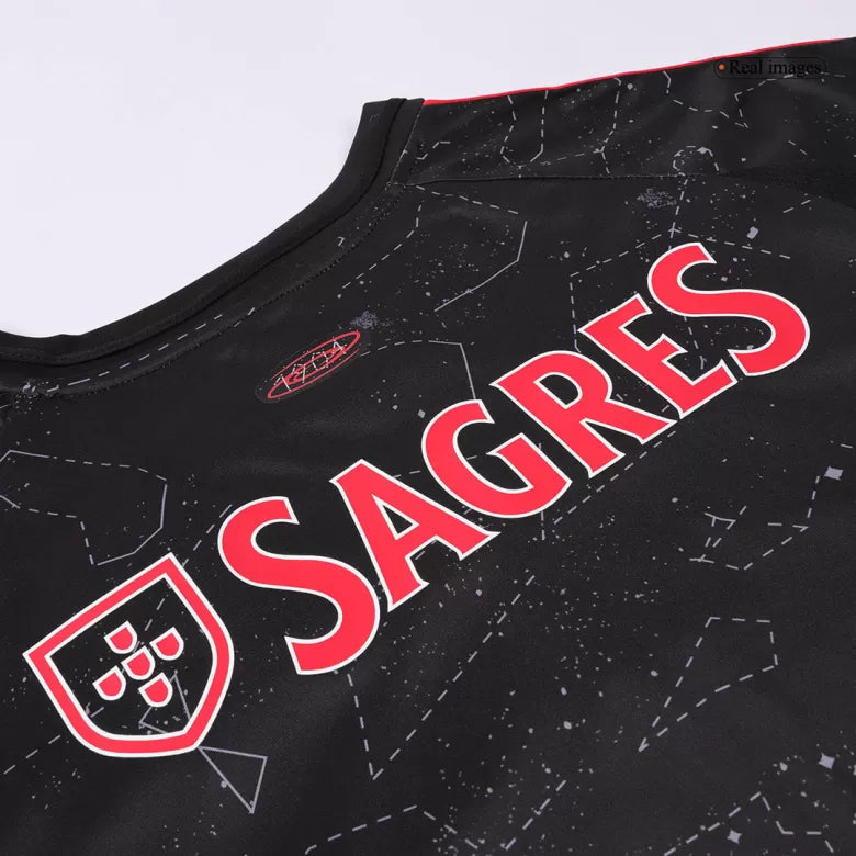 Camisola SLB 2024-25 Alternativa Preta Versão Adepto