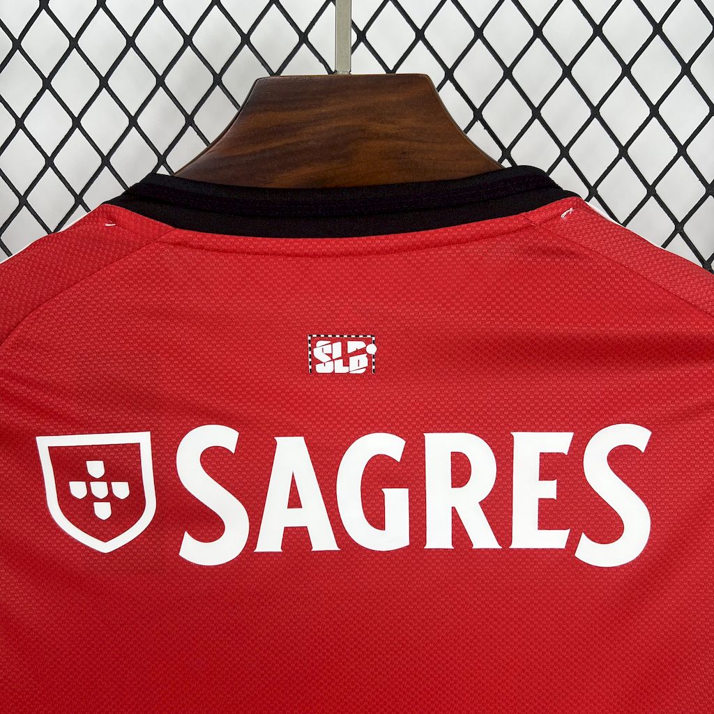 Camisola Manga Comprida SLB 2025-26 Principal Versão Adepto