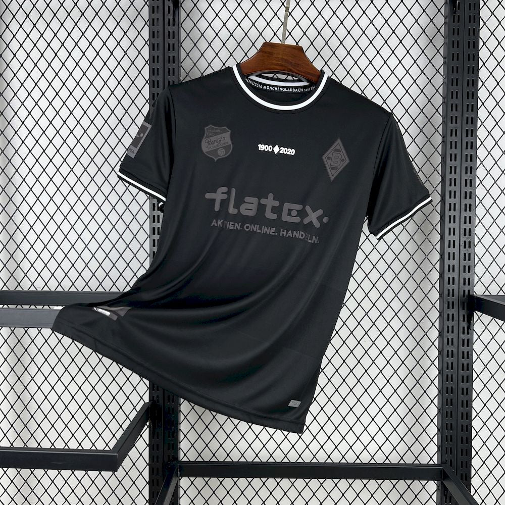 Camisola Borussia Monchengladbach 2025-26 Alternativa Preta Versão Adepto