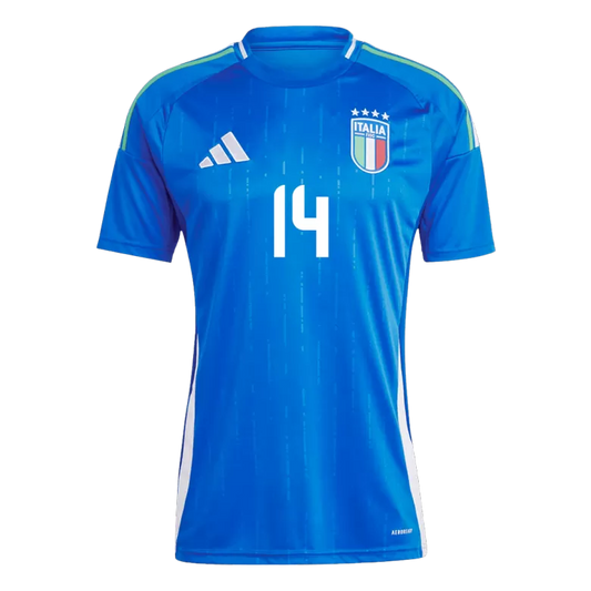 Camisola Italia 2024 Principal Versão Adepto CHIESA #14