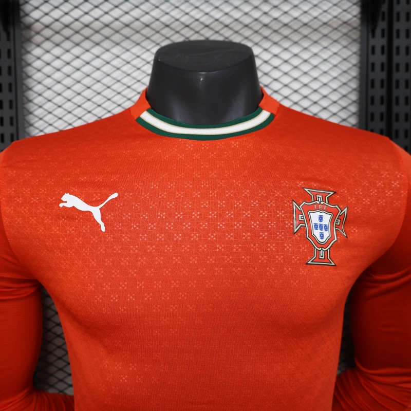 Camisola Manga Comprida Portugal 2025 Principal Versão Jogador