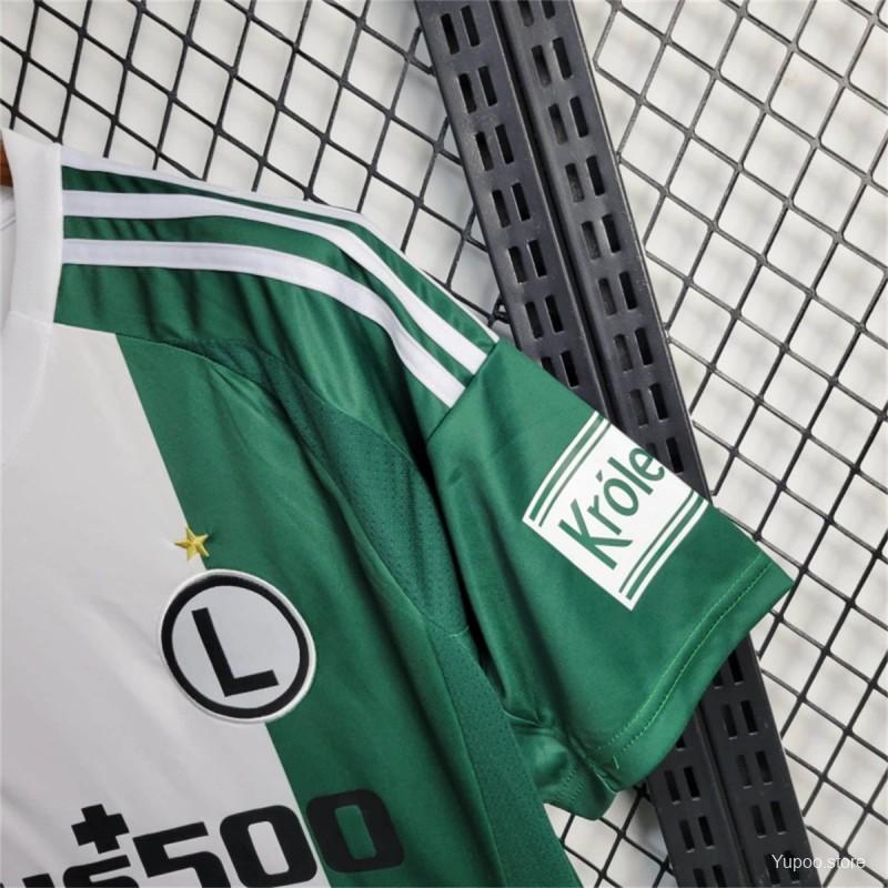 Camisola Legia de Varsóvia 2024-25 Alternativa Branca Versão Adepto