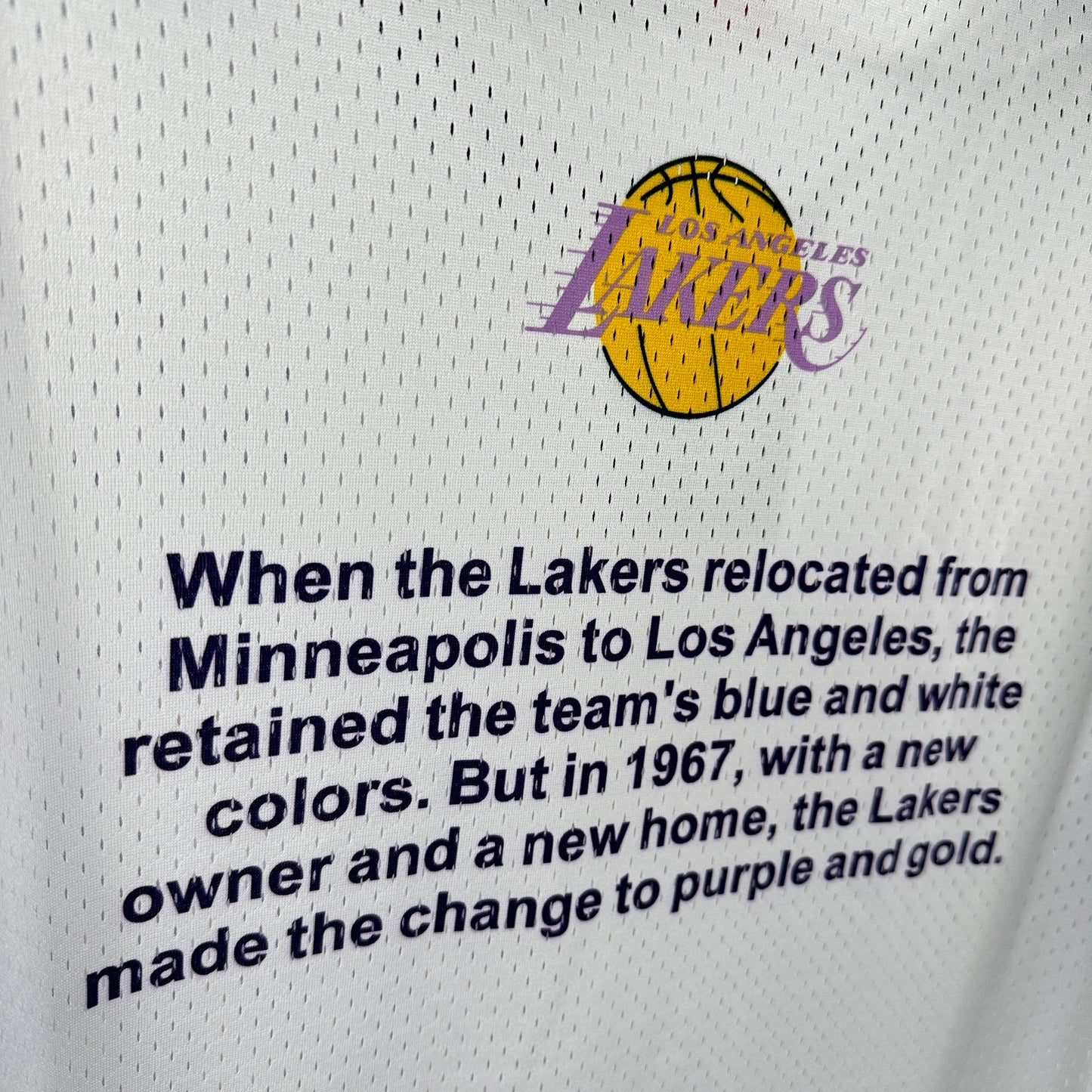 Tshirt NBA 2025 Los Angeles Lakers