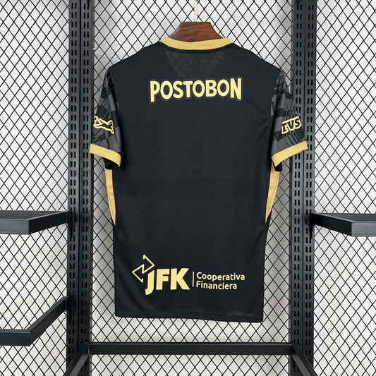 Camisola Atletico Nacional 2025-26 Alternativa Preta Versão Adepto