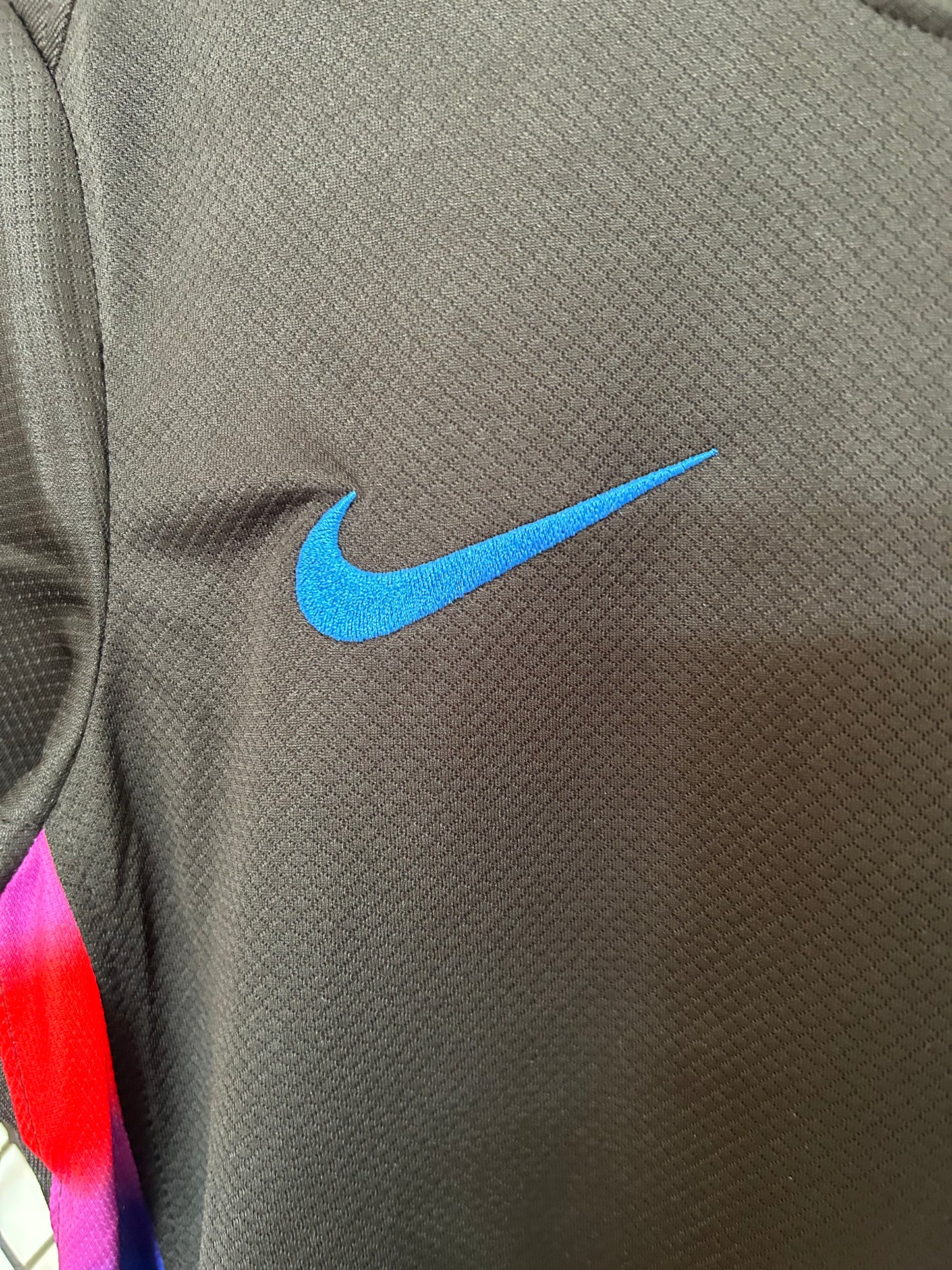 Camisola Inglaterra 2025 Alternativa Preta Versão Adepto