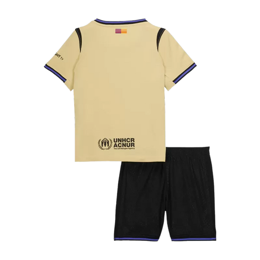 Kit Criança FC Barcelona 2025-26 Alternativo