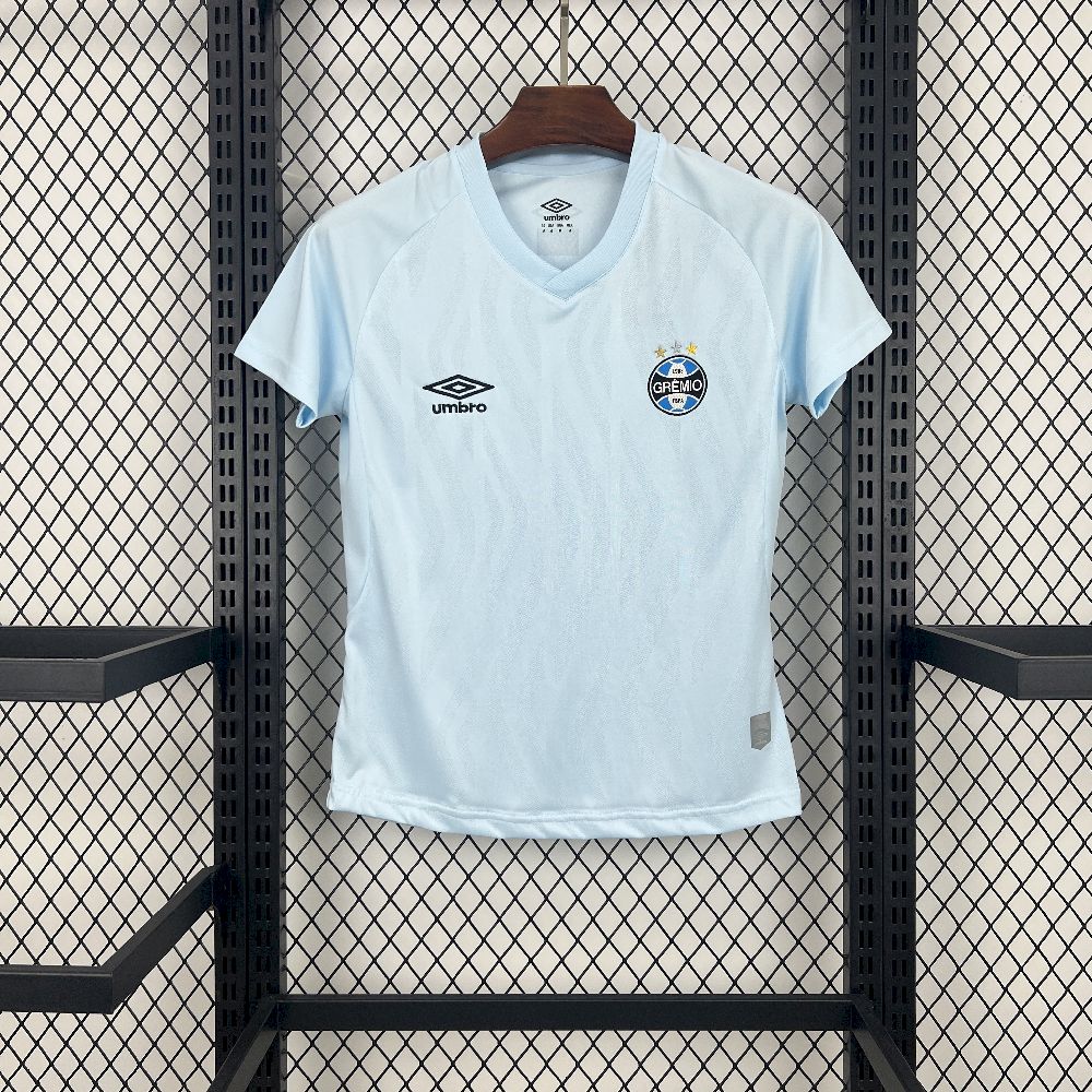 Camisola Gremio 2025-26 Alternativa Azul Lisa Versão Mulher