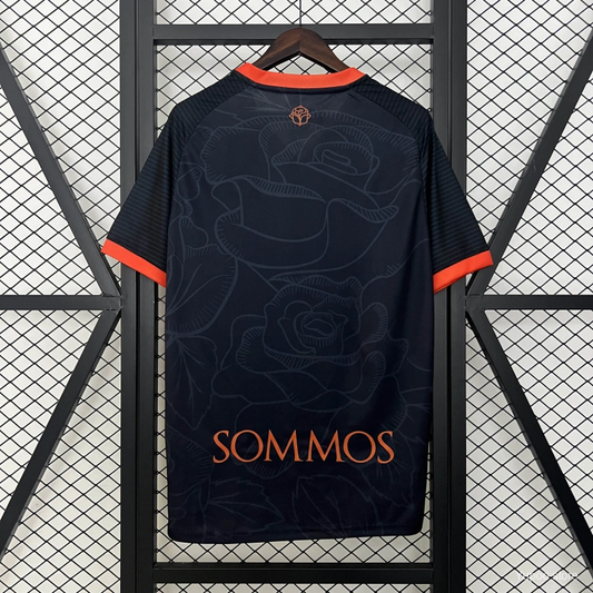 Camisola Huesca 2024-25 Alternativa Preta Versão Adepto