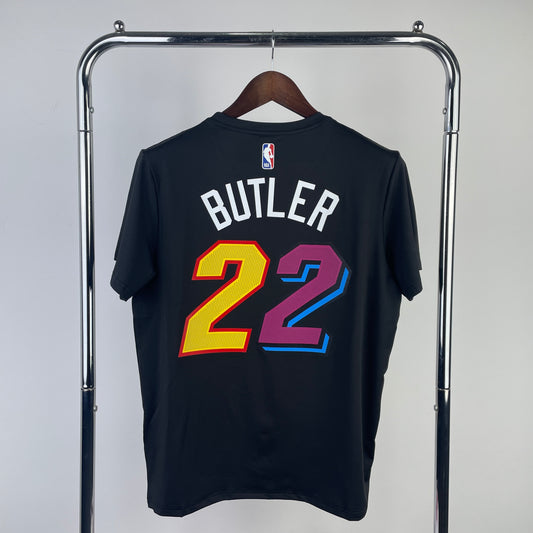 Tshirt NBA 2022 Miami Heat Dri-Fit Butler #22 Preta