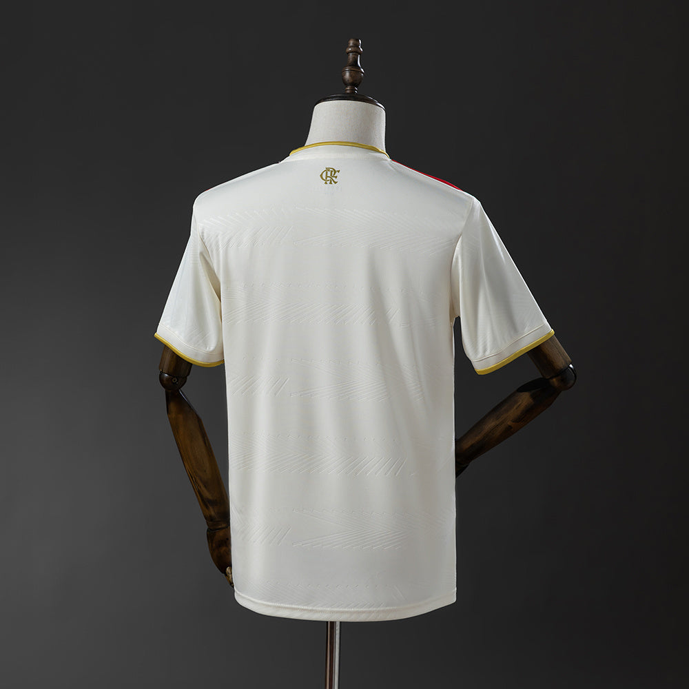 Camisola CR Flamengo 2025-26 Alternativa Amarela Versão Adepto