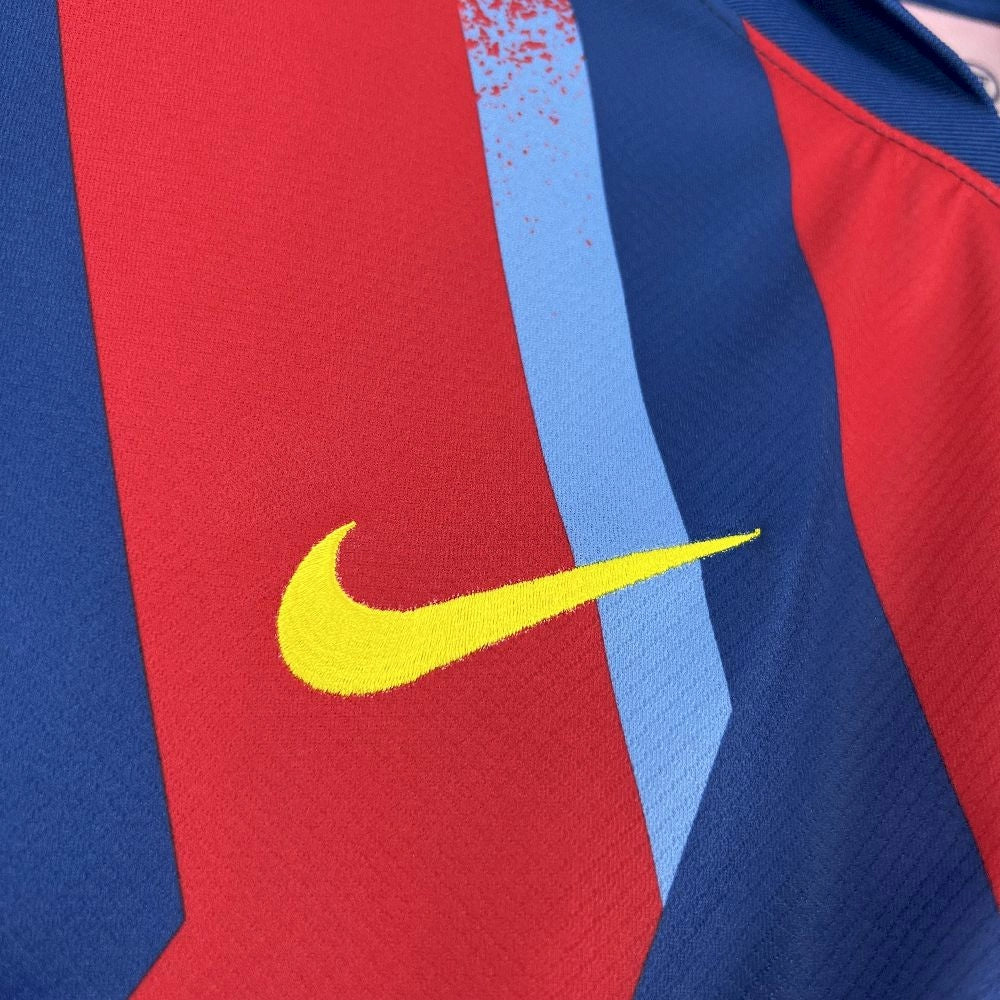 Camisola FC Barcelona 2025-26 Alternativa Azul Versão Adepto