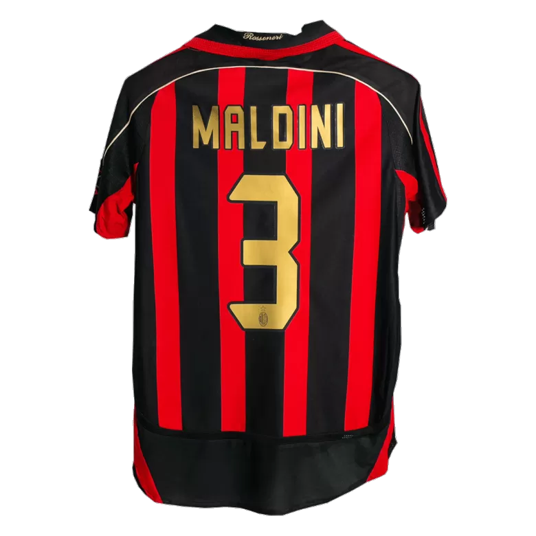 Camisola AC Milan 2006-07 Principal MALDINI #3 (Entrega Imediata)