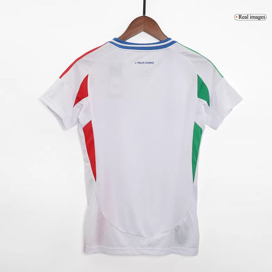 Camisola Italia 2024 Alternativa Branca Versão Mulher