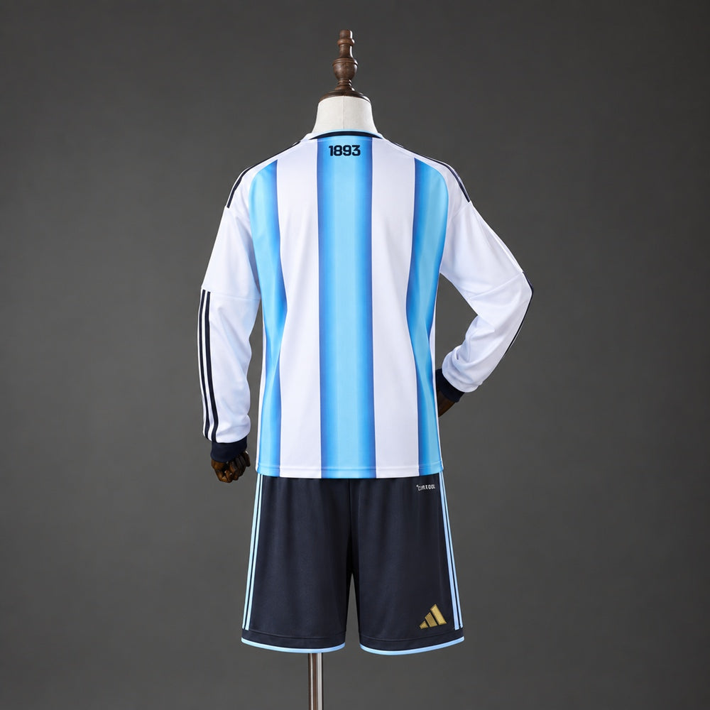 Kit Criança Manga Comprida Argentina 2026 Principal