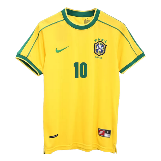 Camisola Brasil 1998 Principal RIVALDO #10