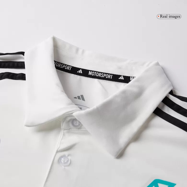 Polo F1 Mercedes 2025 Branco