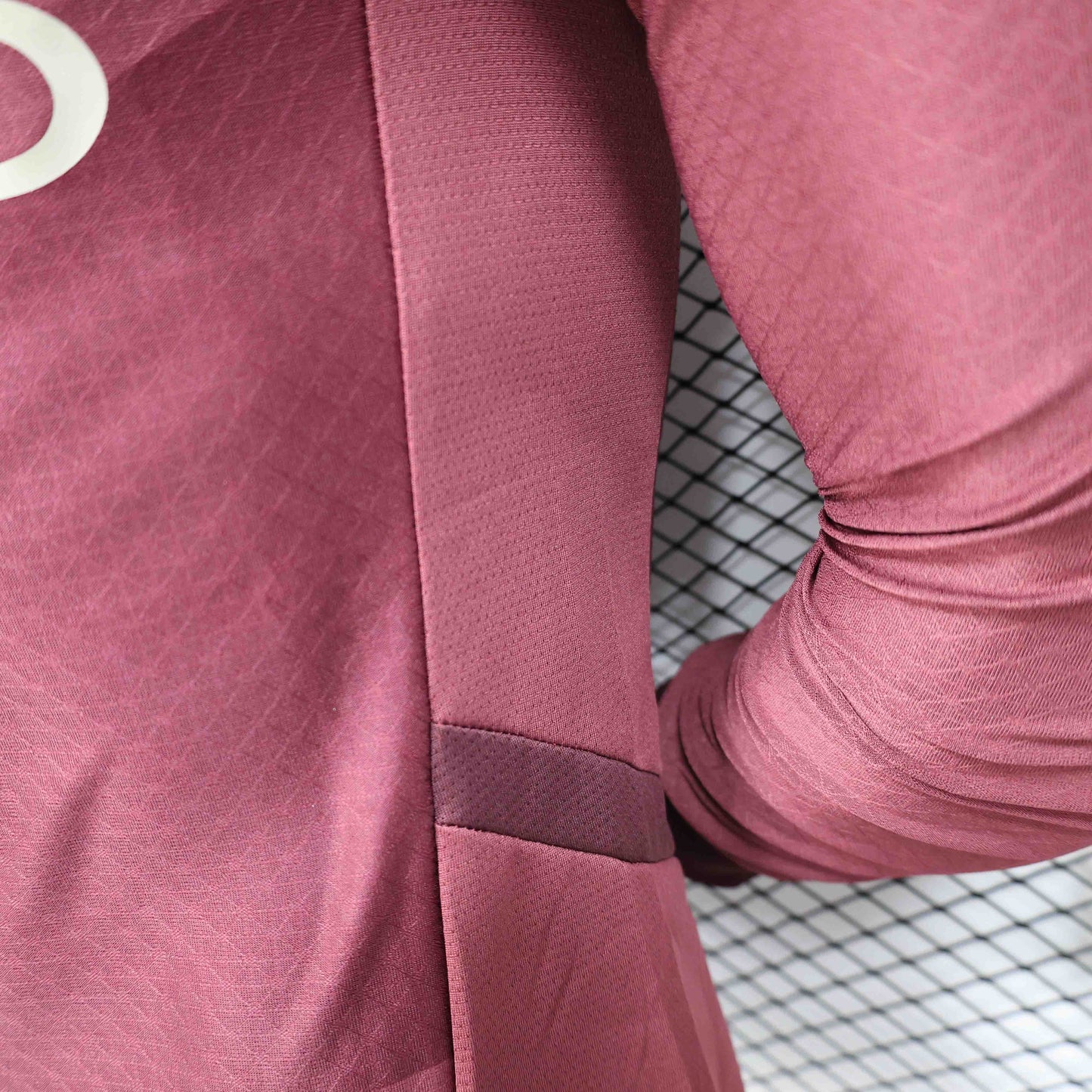 Camisola Manga Comprida MCI 2024-25 Alternativa Vermelha Versão Jogador