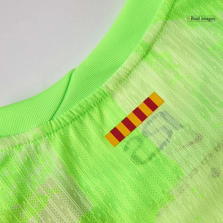 Camisola FC Barcelona 2024-25 Alternativa Verde Versão Adepto