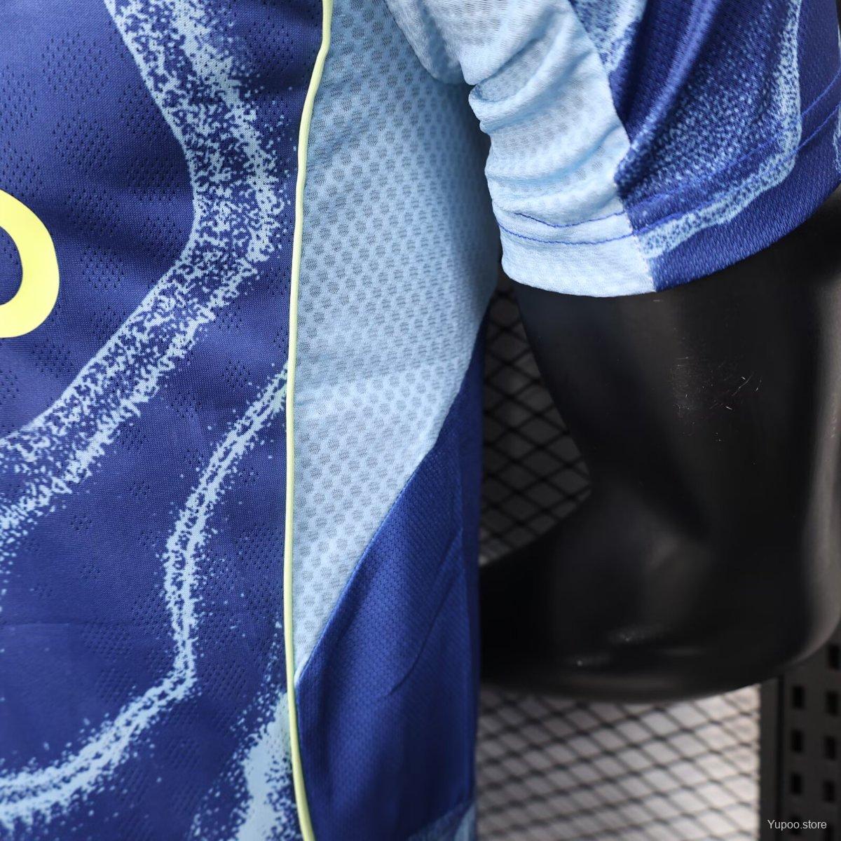 Camisola AFC Ajax 2025-26 Alternativa Azul Versão Jogador