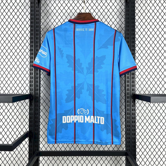 Camisola Cagliari 2025-26 Alternativa Azul Versão Adepto