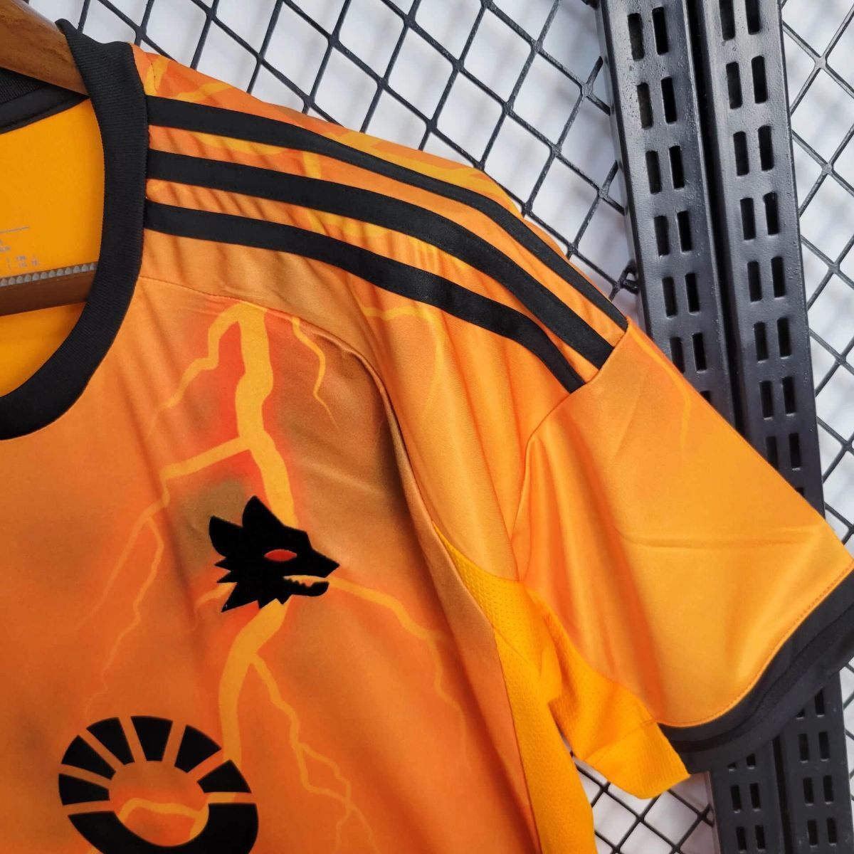Camisola AS Roma 2025-26 Alternativa Amarela Versão Adepto
