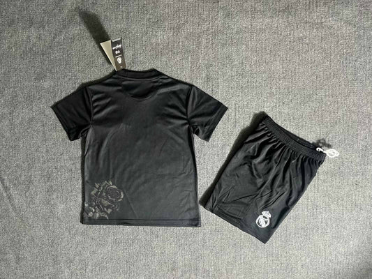 Kit Criança Real Madrid CF 2024-25 Edição Especial Y-3 Preto