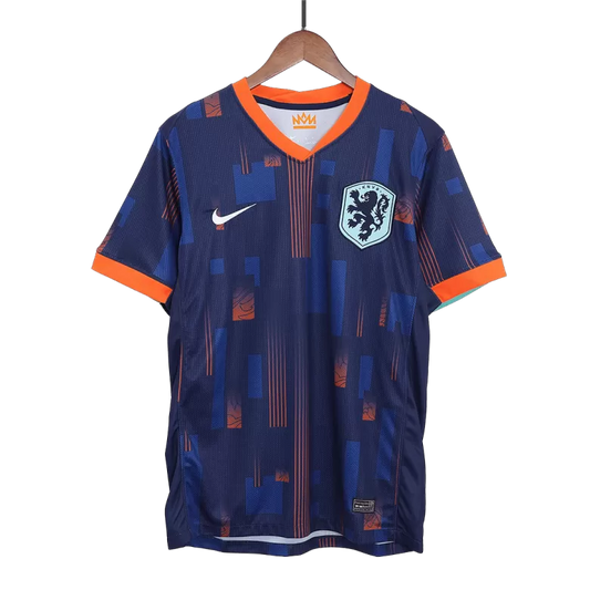 Camisola Paises Baixos 2024 Alternativa Azul Versão Adepto F. DE JONG #21