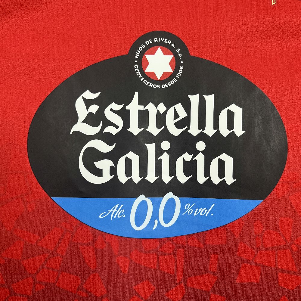 Camisola RC Deportivo de Corunha 2025-26 Alternativa Vermelha Versão Adepto