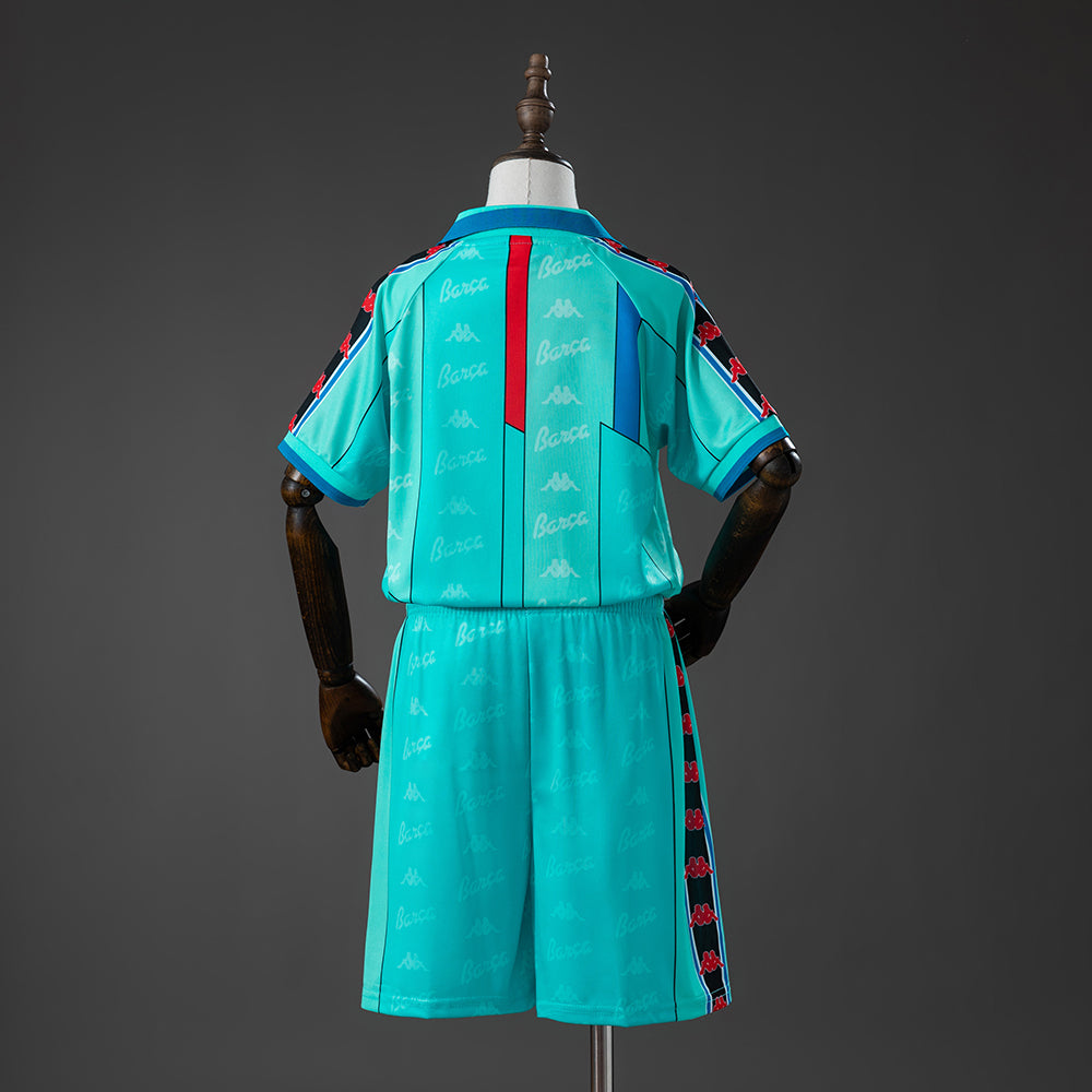 Kit Criança FC Barcelona 1996-97 Alternativo