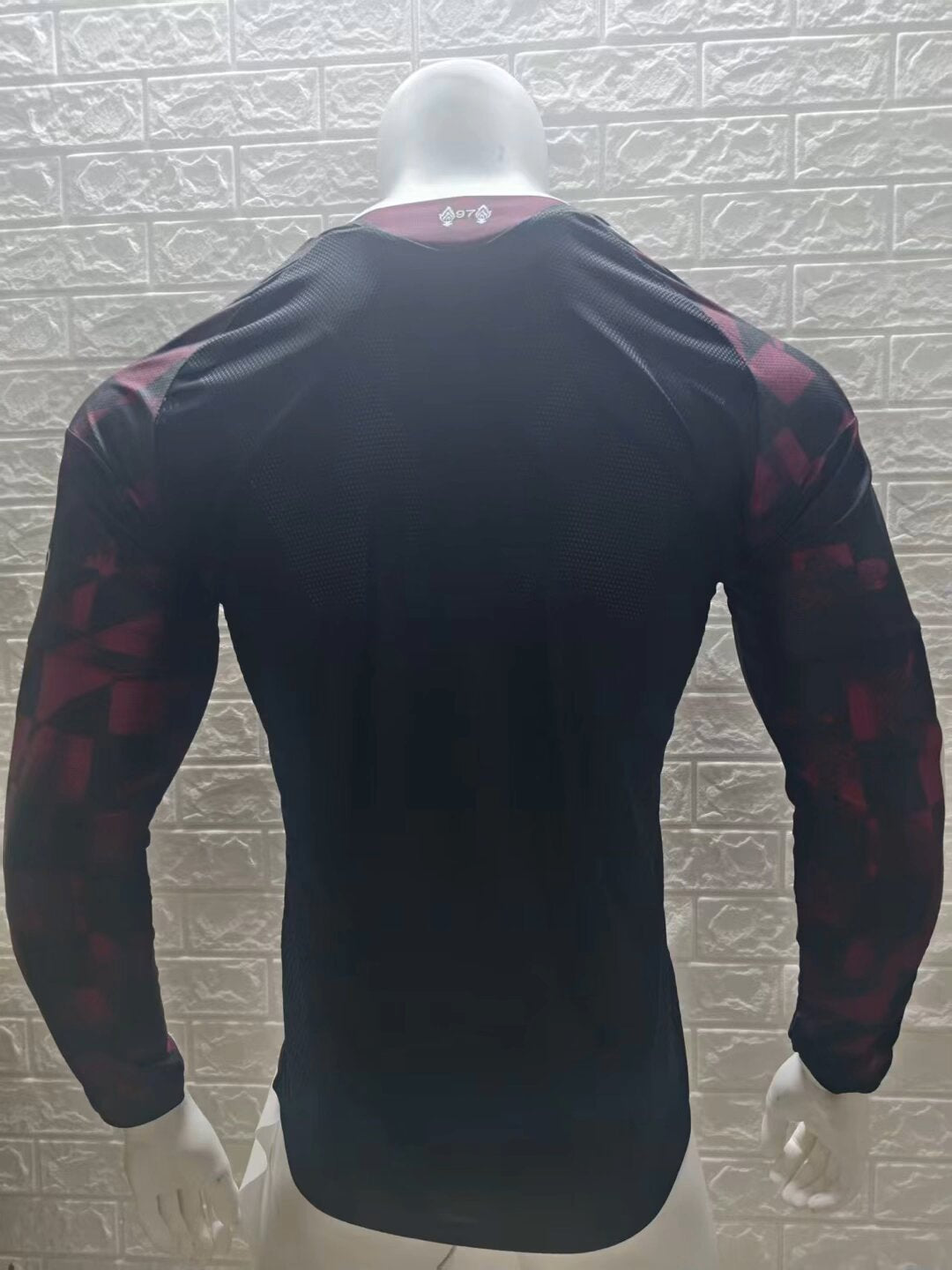 Camisola Manga Comprida LIV 2026-27 Alternativa Preta Versão Jogador