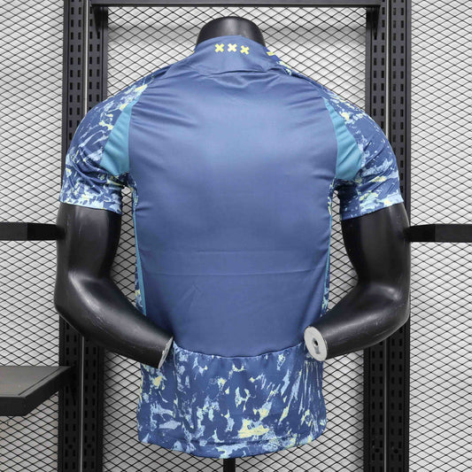 Camisola AFC Ajax 2024-25 Alternativa Azul Versão Jogador