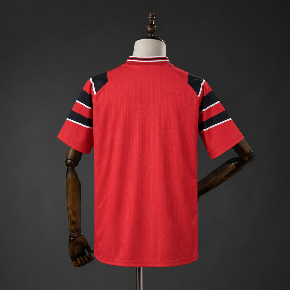 Camisola Bayer 04 Leverkusen 1996-97 Principal Versão Adepto