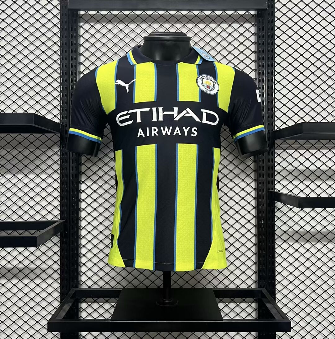 Camisola MCI 2024-25 Alternativa Amarela Versão Jogador