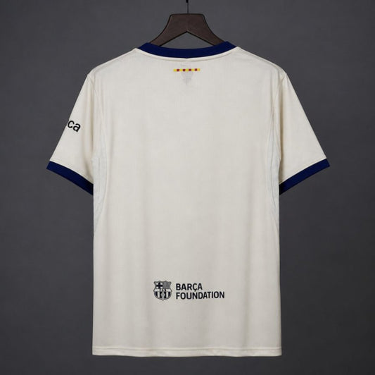 Camisola FC Barcelona 2026-27 Alternativa Creme Versão Adepto