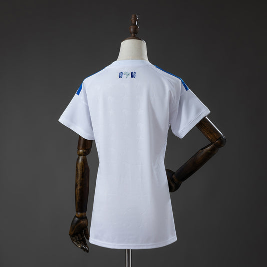 Camisola Cruzeiro EC 2026-27 Alternativa Branca Lisa Versão Mulher