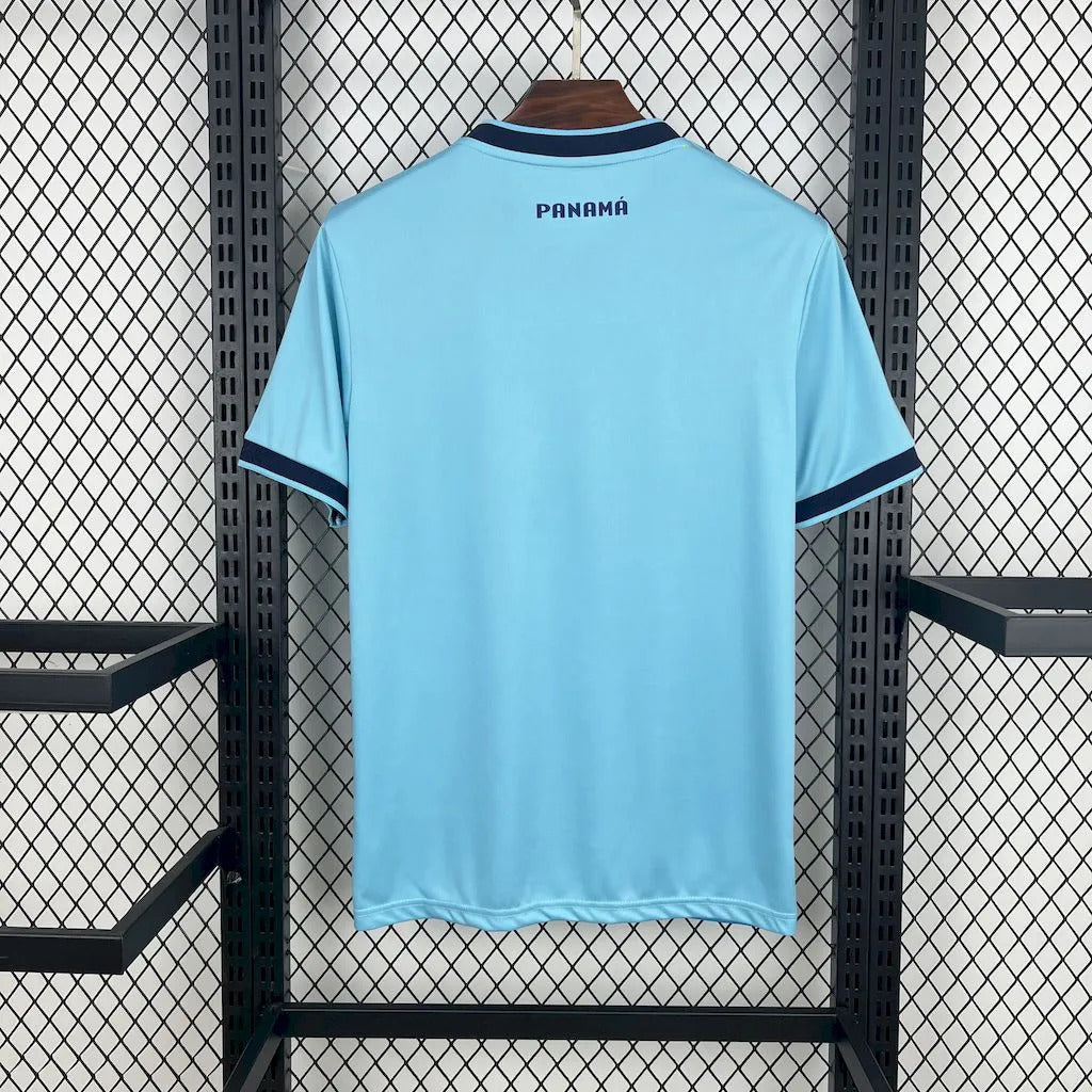 Camisola Panamá 2025 Alternativa Azul Versão Adepto