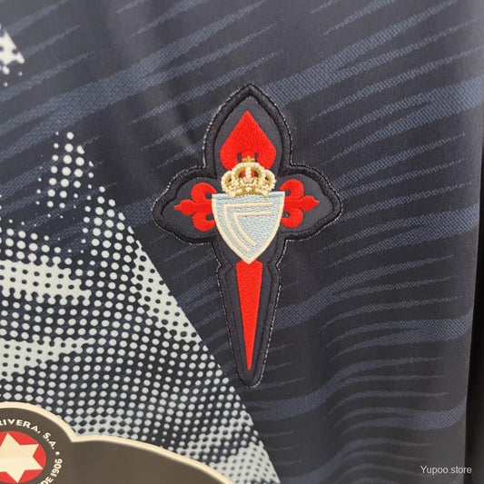 Camisola Celta Vigo 2025-26 Alternativa Azul Versão Adepto