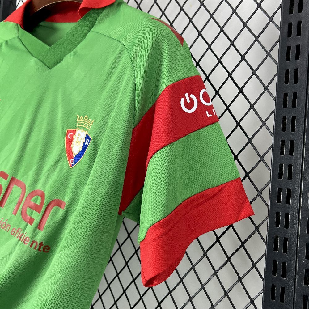 Camisola CA Osasuna 2025-26 Alternativa Verde Versão Adepto