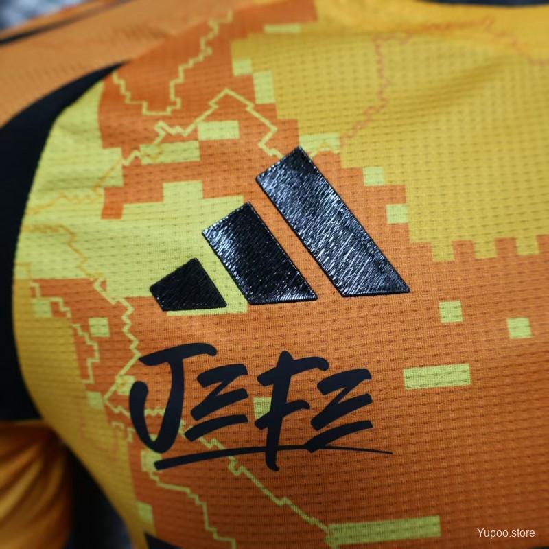 Camisola Paris FC 2025-26 Alternativa Amarela Versão Jogador
