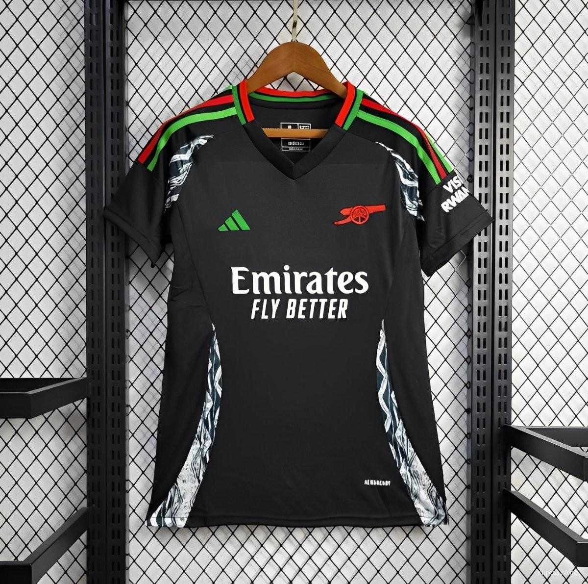 Camisola ARS 2024-25 Alternativa Preta Versão Mulher