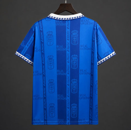 Camisola Real Oviedo 1997-98 Principal Versão Adepto