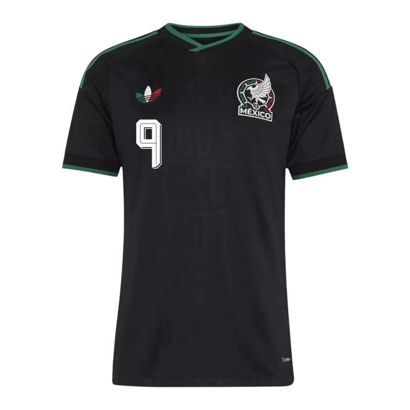 Camisola Mexico 2026 Alternativa Preta Versão Adepto RAÚL #9