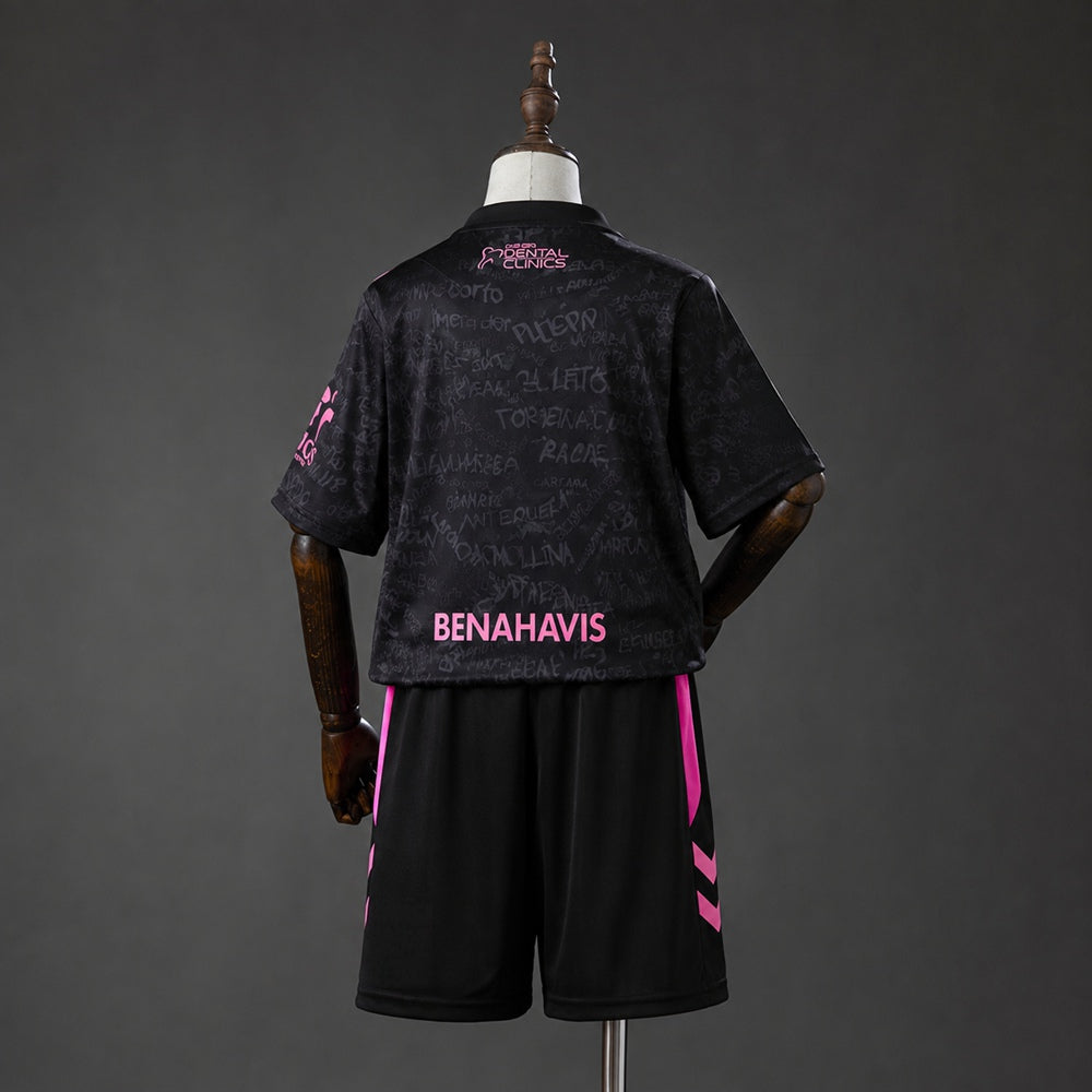 Kit Criança Malaga CF 2026-27 Alternativo Preto